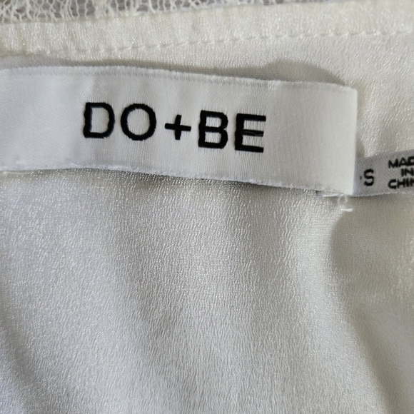 DO+BE Elegant White Wrap Blouse - Picture 8 of 8